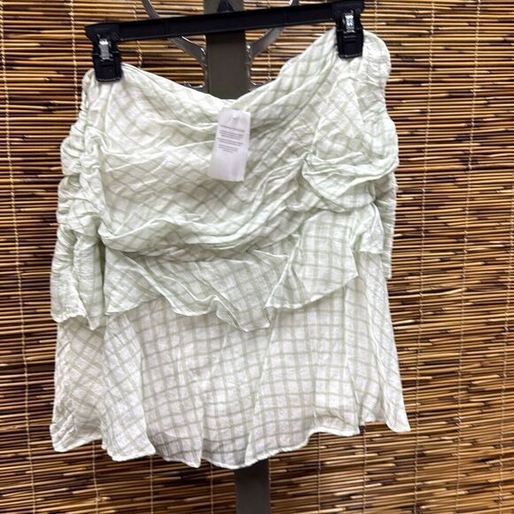 Minkpink Women's Oxley Ruffled Mini Skirt - Multi Size L - Picture 3 of 3